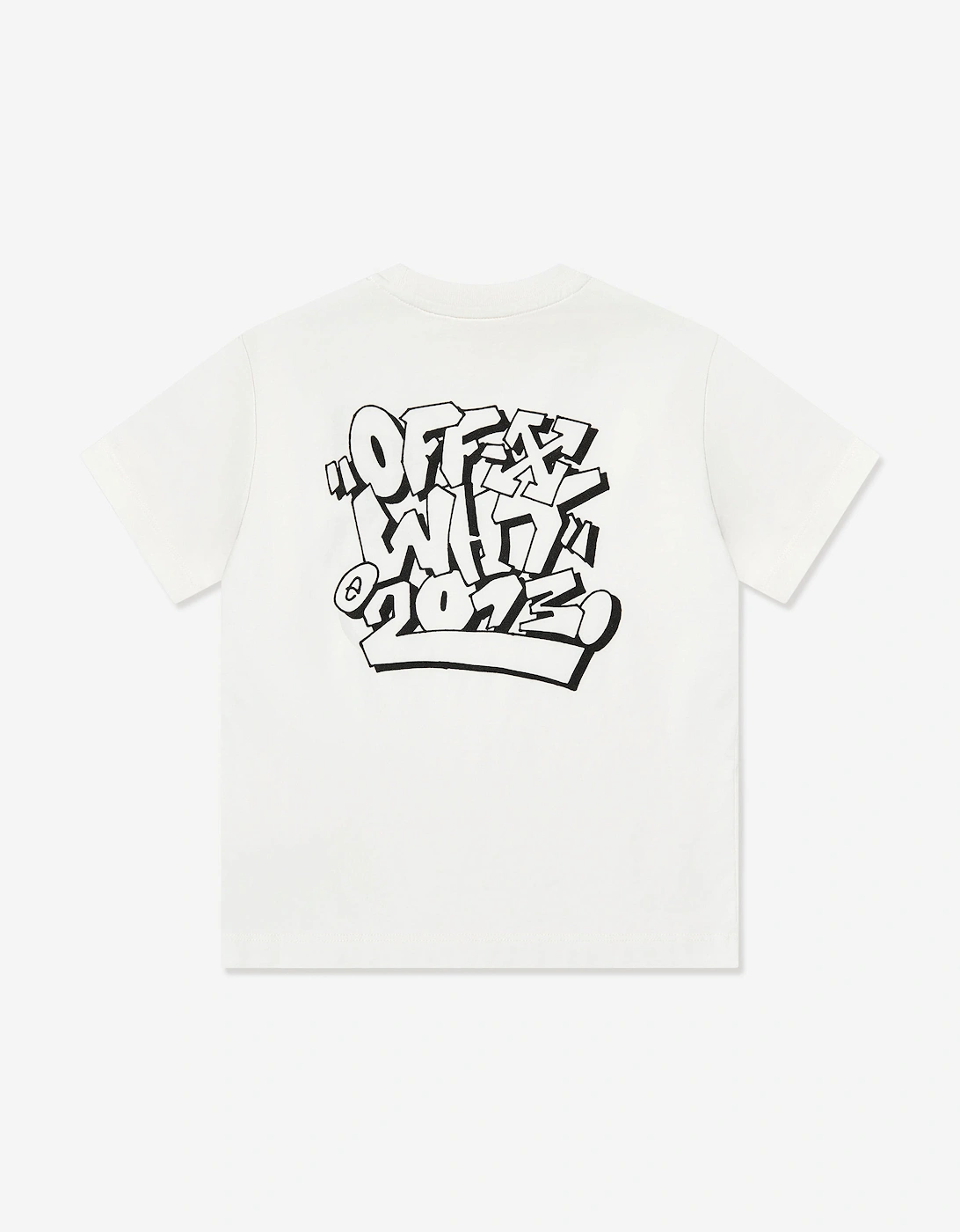 Kids Graffiti Logo T-Shirt in White