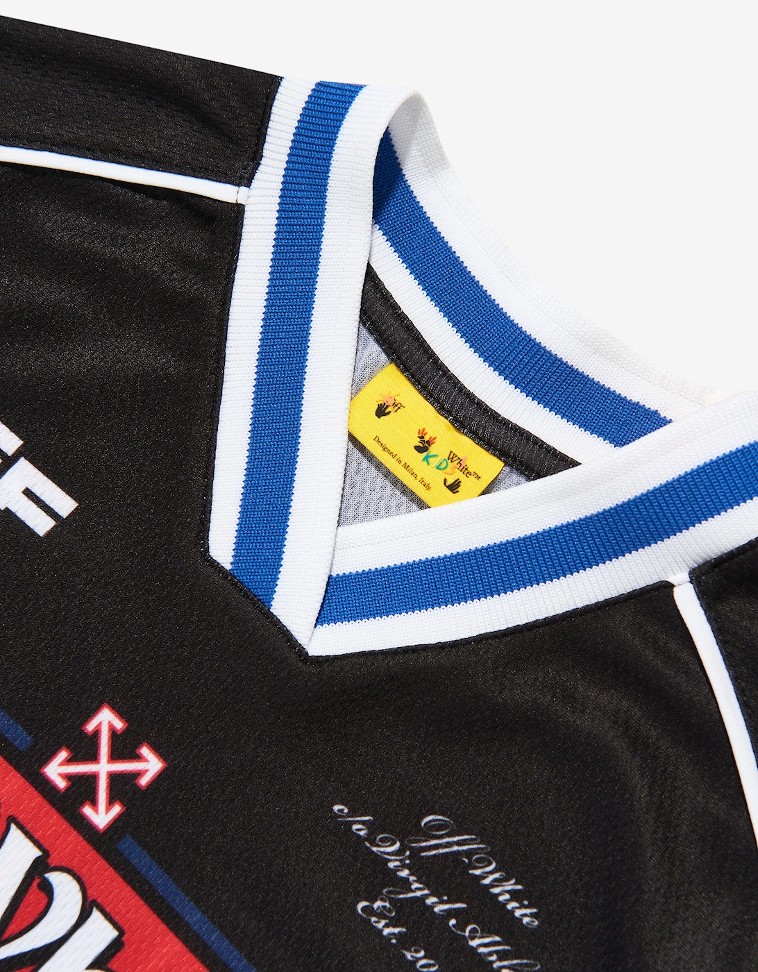 Boys Soccer Track T-Shirt in Black