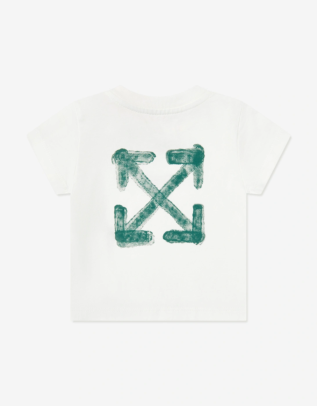 Baby Boys Arrow Sponge T-Shirt in White
