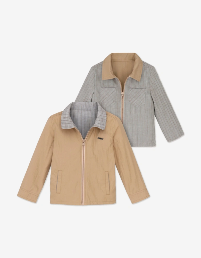 Boys 3 Piece Outfit Set in Beige