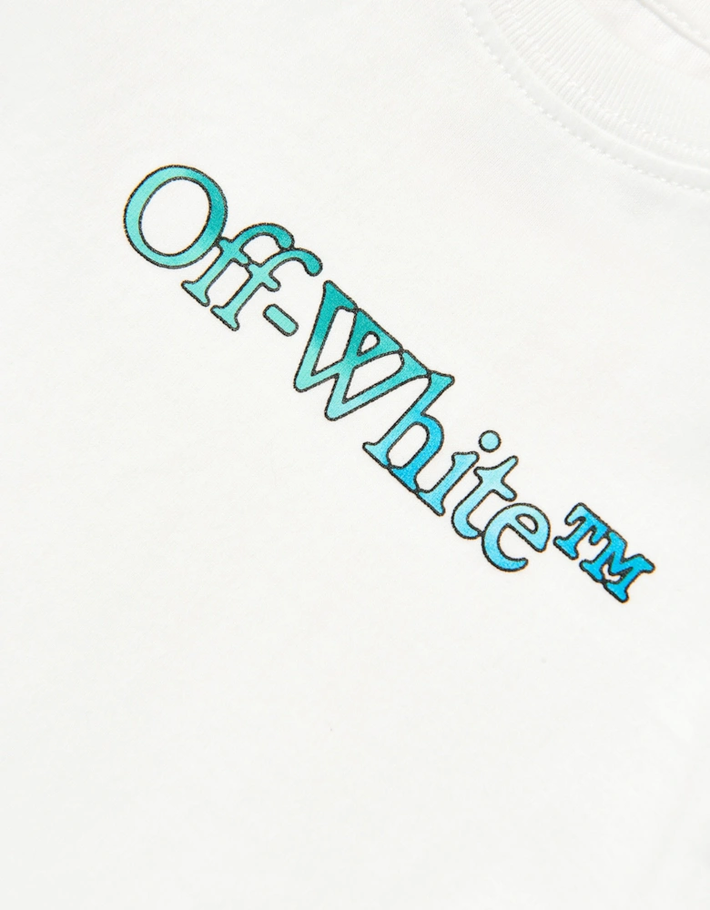 Baby Boys Bookish Watercolour T-Shirt in White