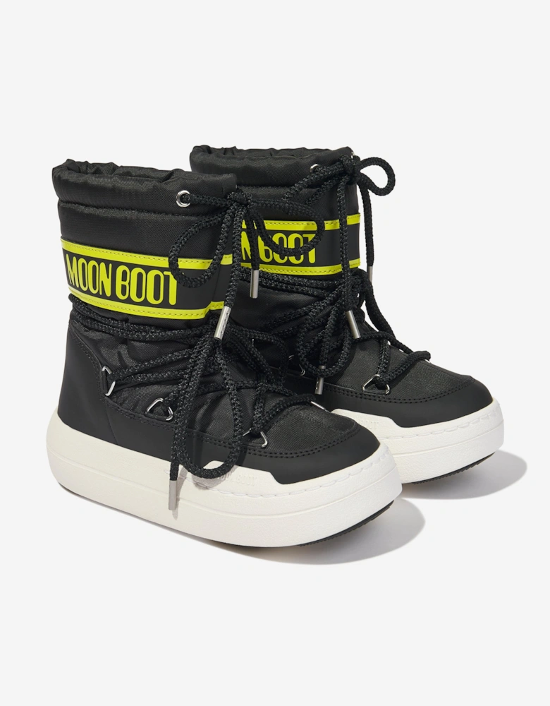 Moon Boot Kids JR Park Boots in Black