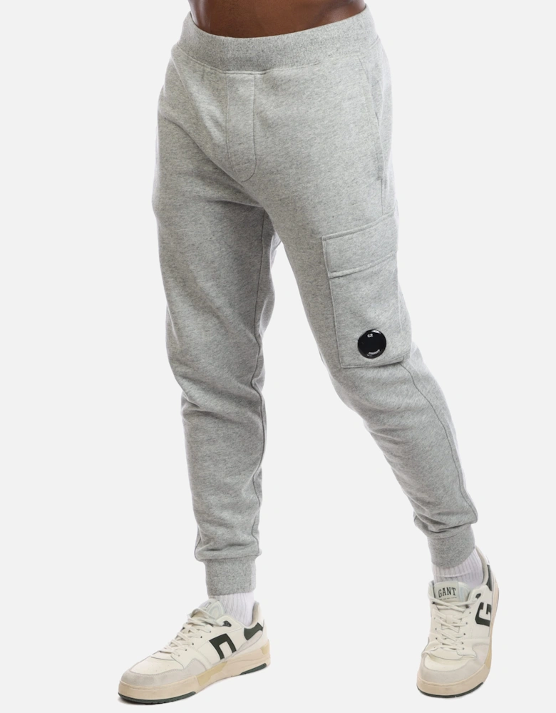Diagonal Raised Fleece Lens Cargo Sweatpants