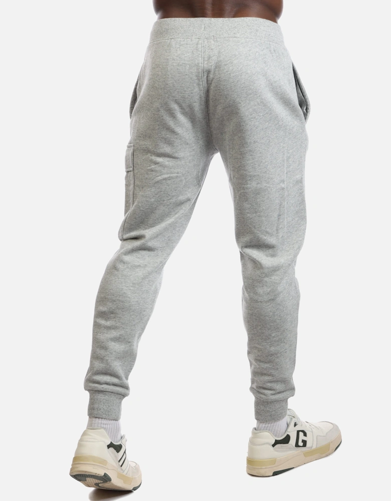 Diagonal Raised Fleece Lens Cargo Sweatpants