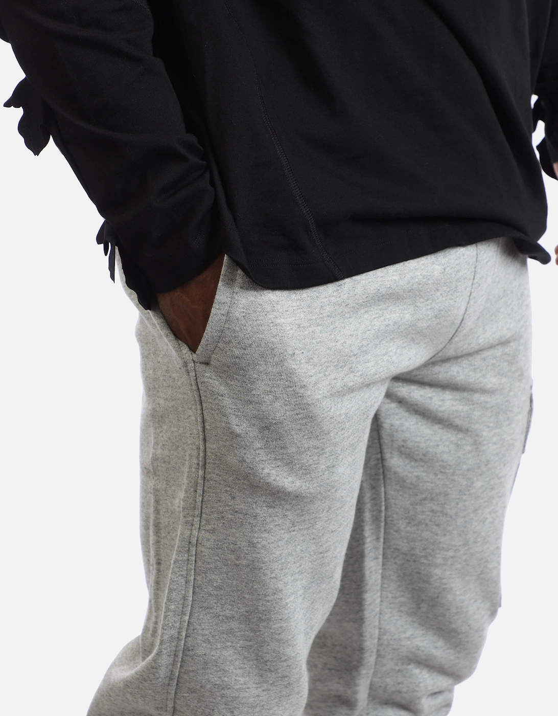 Diagonal Raised Fleece Lens Cargo Sweatpants