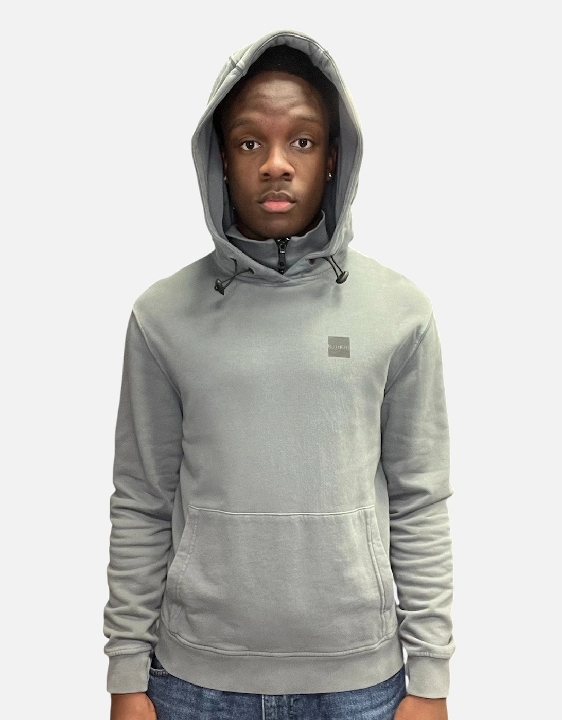 Small Logo Hooded Sweatshirt - Turbulence Blue, 4 of 3