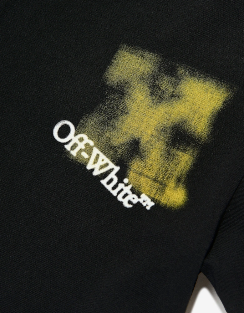 Kids Arrow Spray T-Shirt in Black