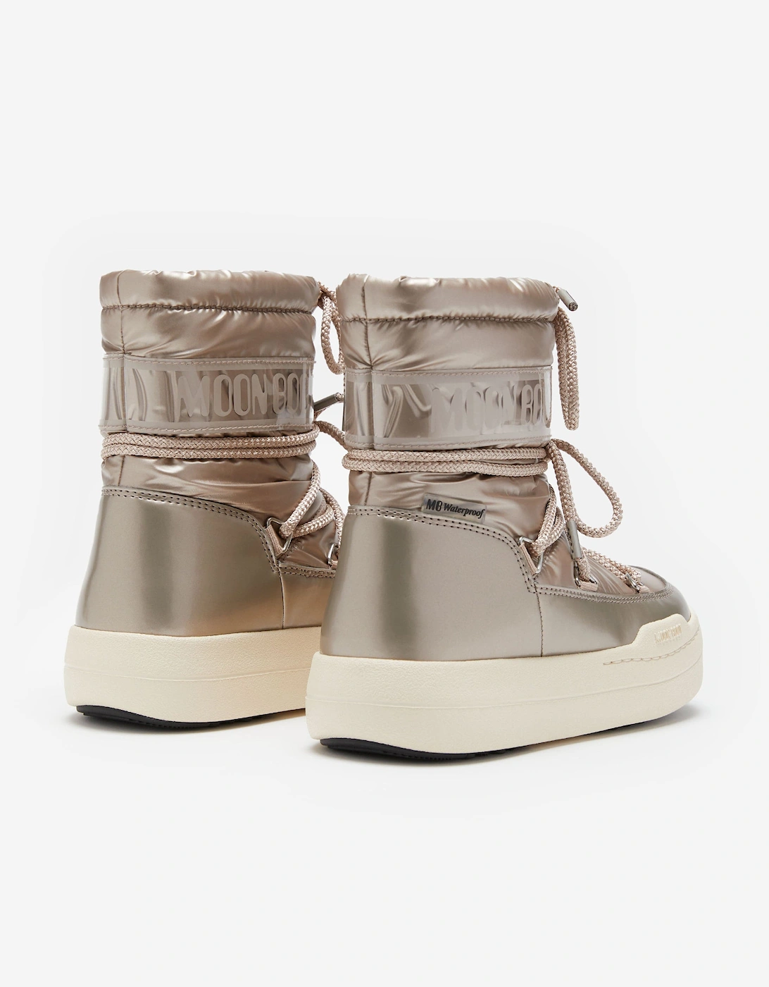 Moon Boot Girls JR Park Boots in Rose Gold