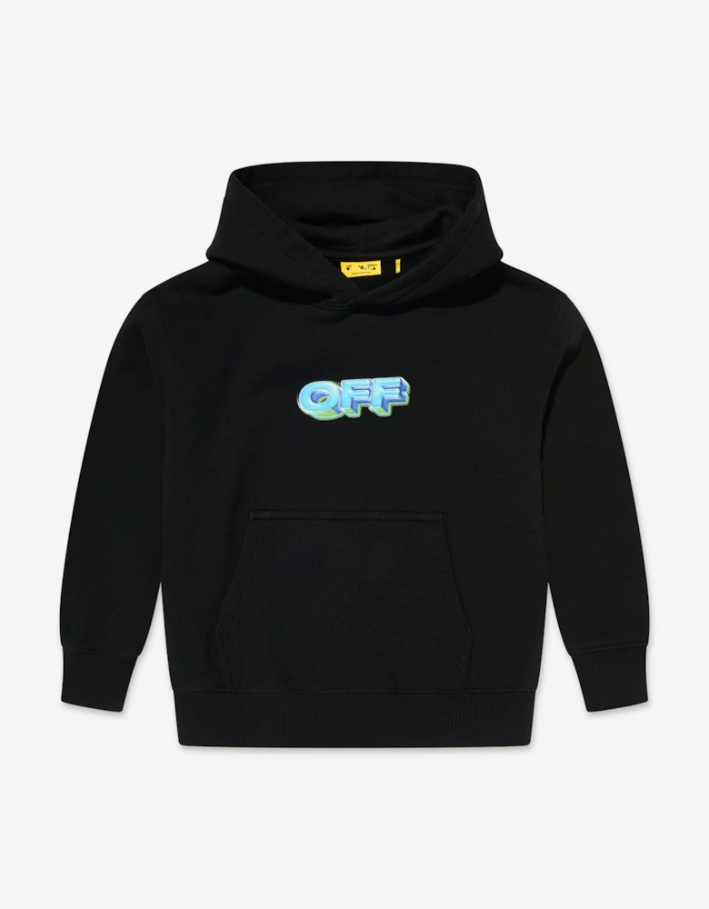 Kids Arrow 3D Hoodie in Black