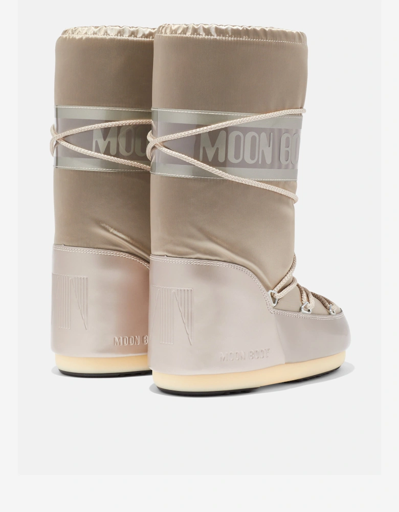 Moon Boot Girls Icon Glance Boots in Gold