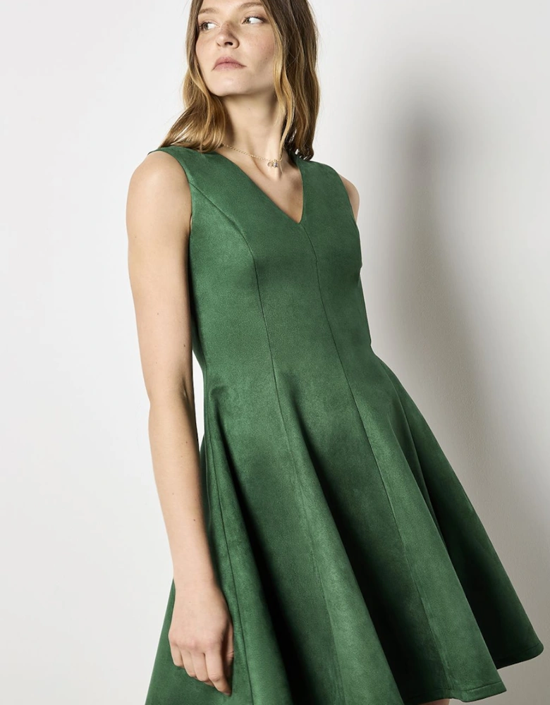 Suedette Skater Dress