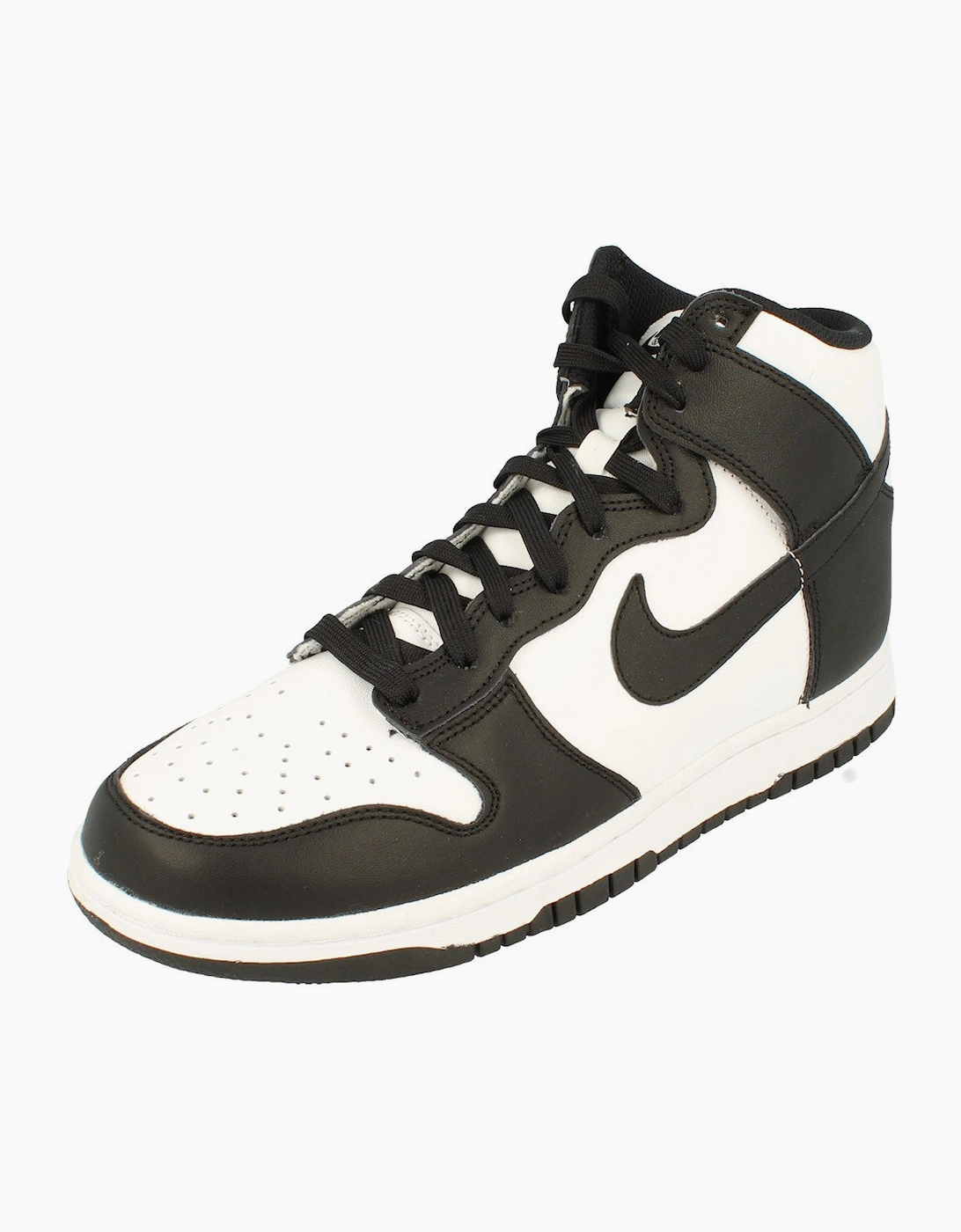 Nike Men's White Dunk Hi Retro Trainers Dd1399 105 - Size: 8