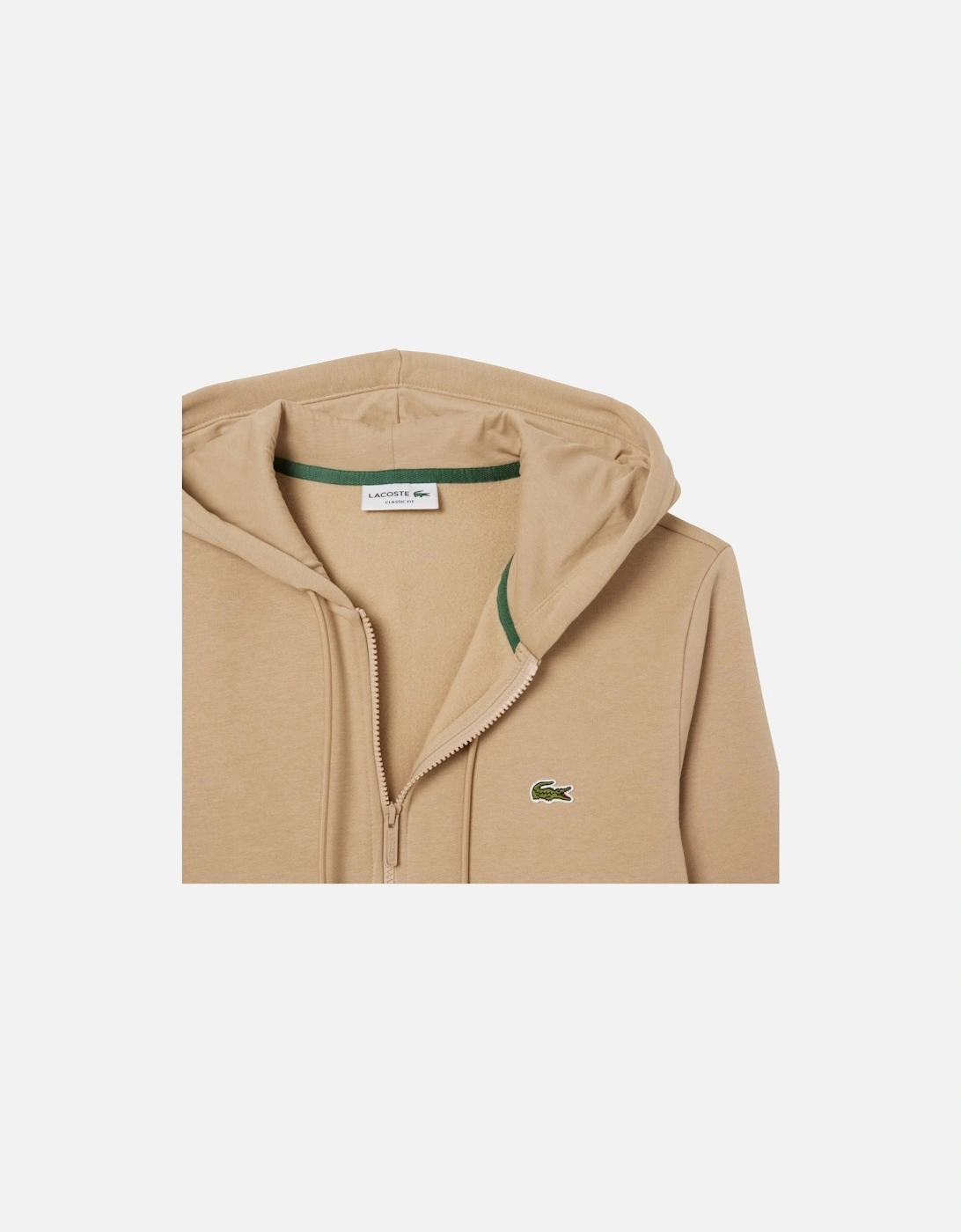 Mens Fleece Hoodie Zip Up Organic Cotton