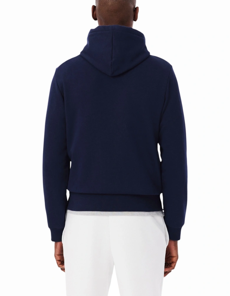Mens Fleece Hoodie Zip Up Organic Cotton
