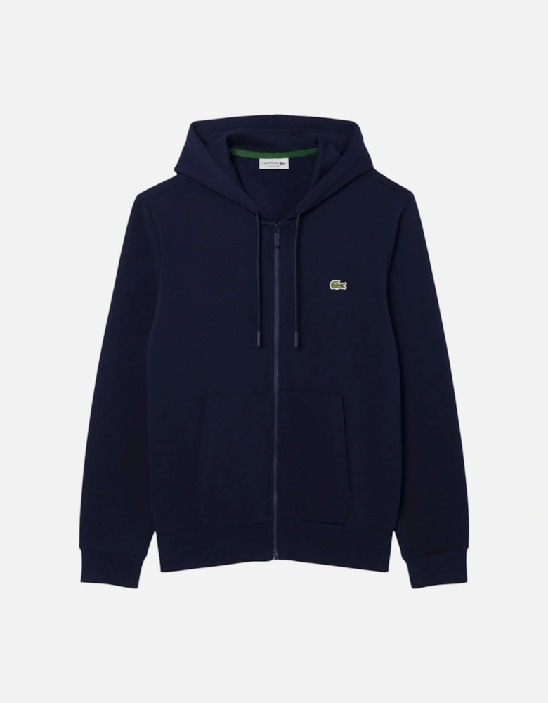 Mens Fleece Hoodie Zip Up Organic Cotton