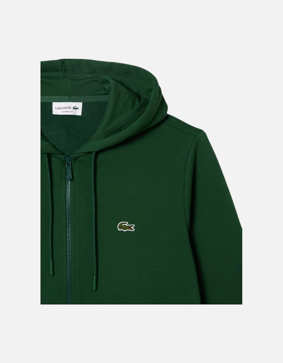 Mens Fleece Hoodie Zip Up Organic Cotton