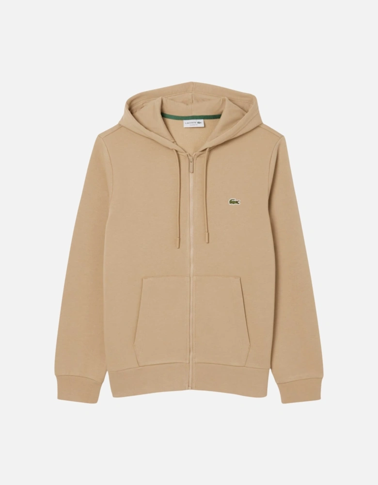 Mens Fleece Hoodie Zip Up Organic Cotton