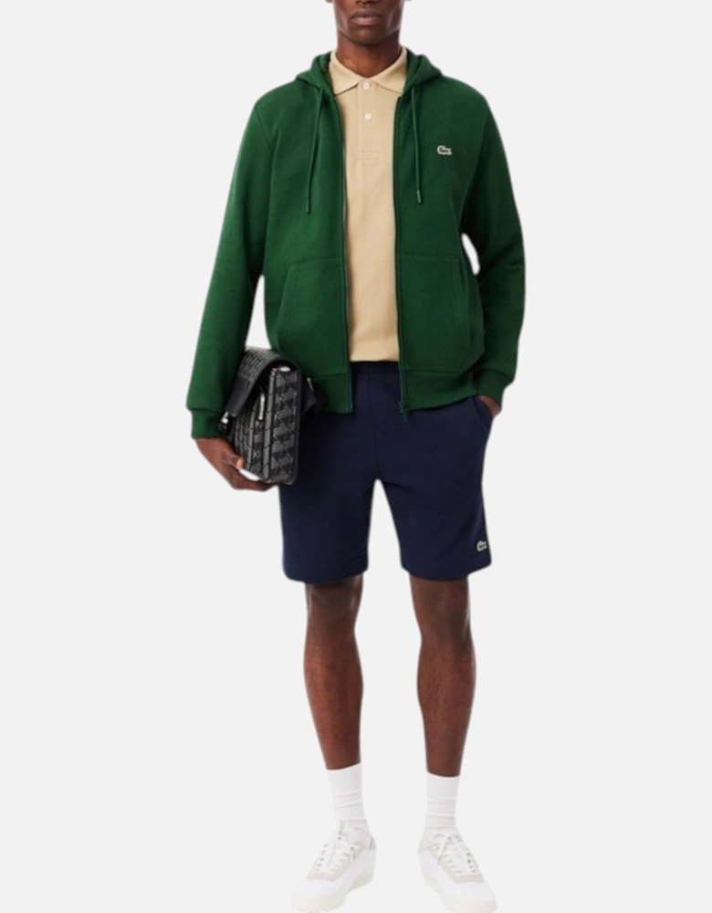 Mens Fleece Hoodie Zip Up Organic Cotton