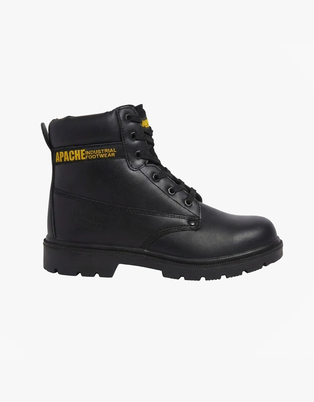 Apache Unisex Black Ap300 Boots - Size: 4/4