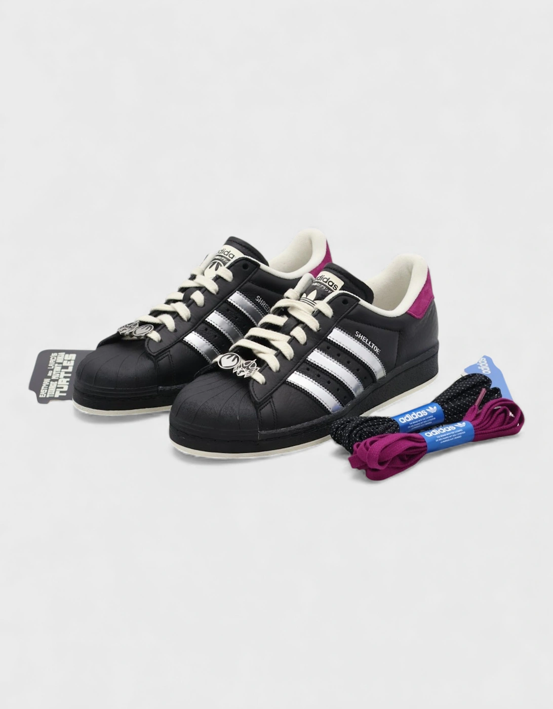 x TMNT Superstar Shelltoe Shredder Black