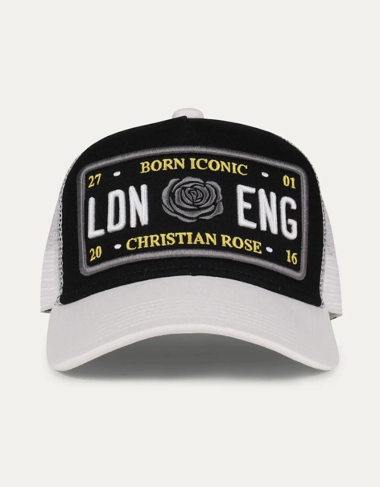 The Iconic Trucker Cap - Black / Grey / Yellow
