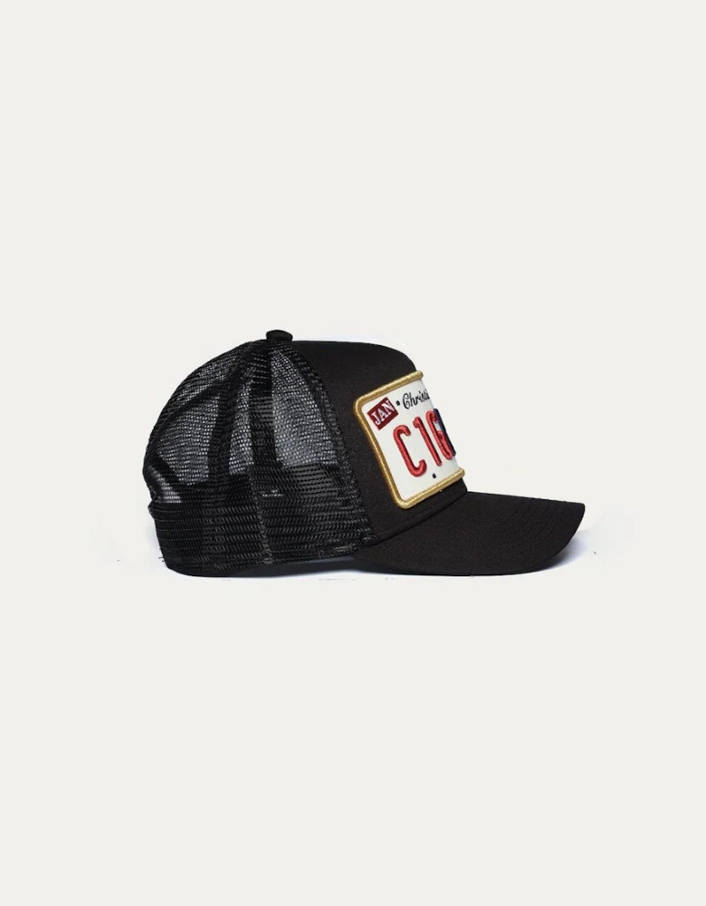 Christian Rose Private plate trucker cap - Black/Gold