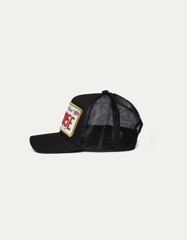 Christian Rose Private plate trucker cap - Black/Gold