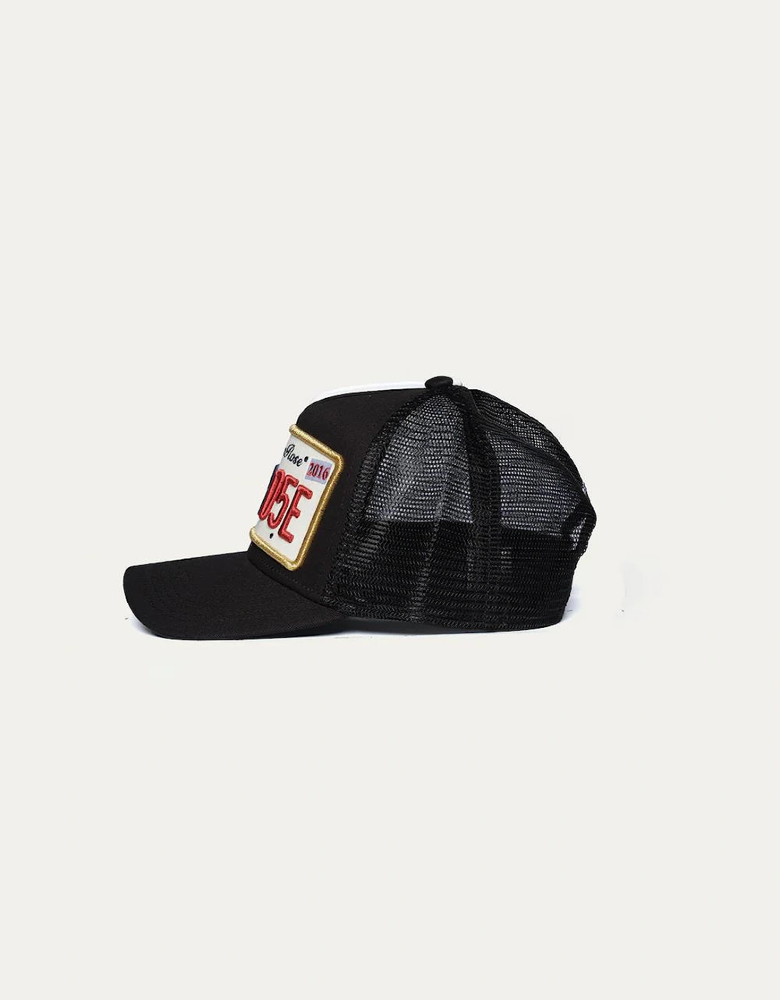 Christian Rose Private plate trucker cap - Black/Gold