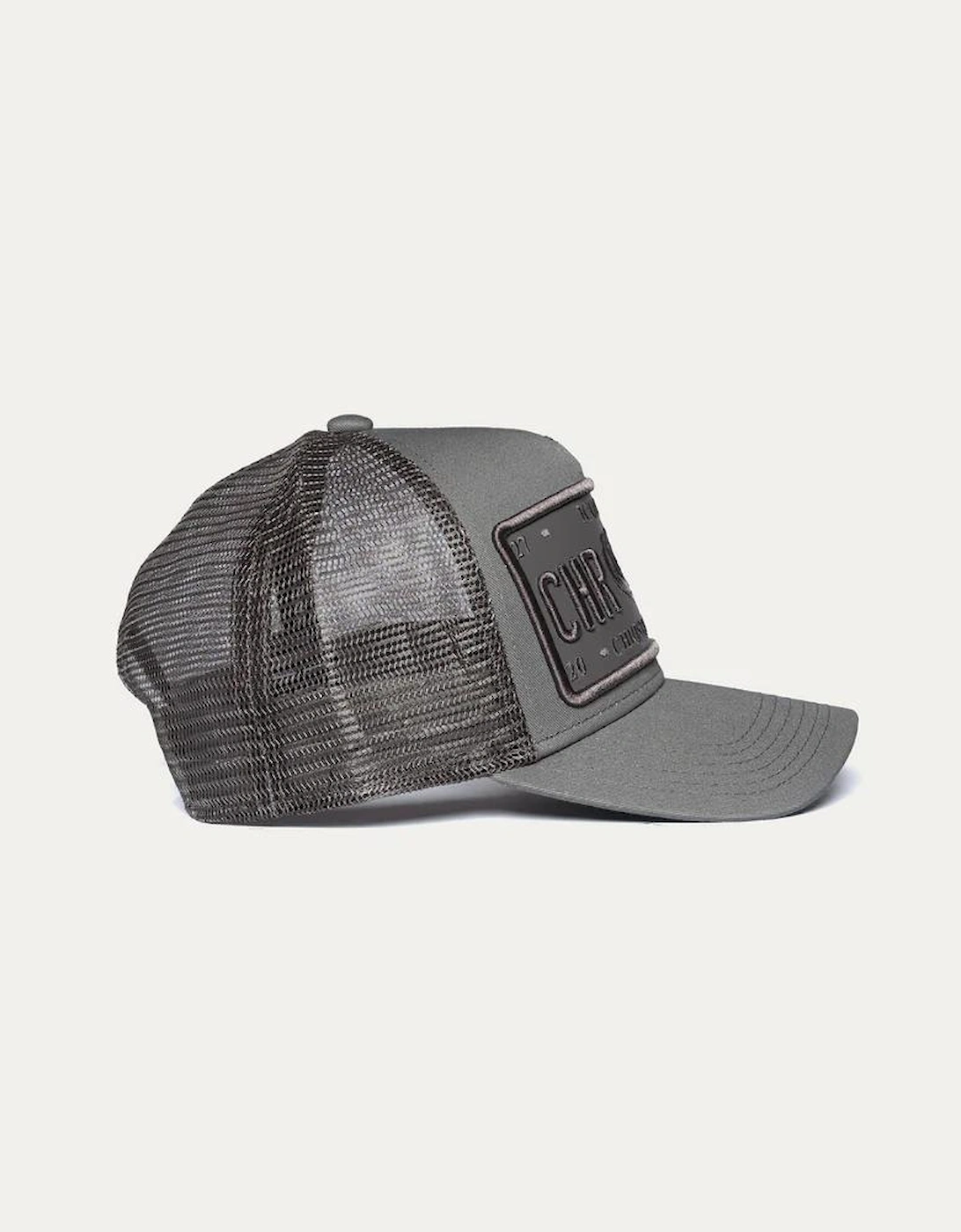 Iconic II vinyl trucker cap - Grey