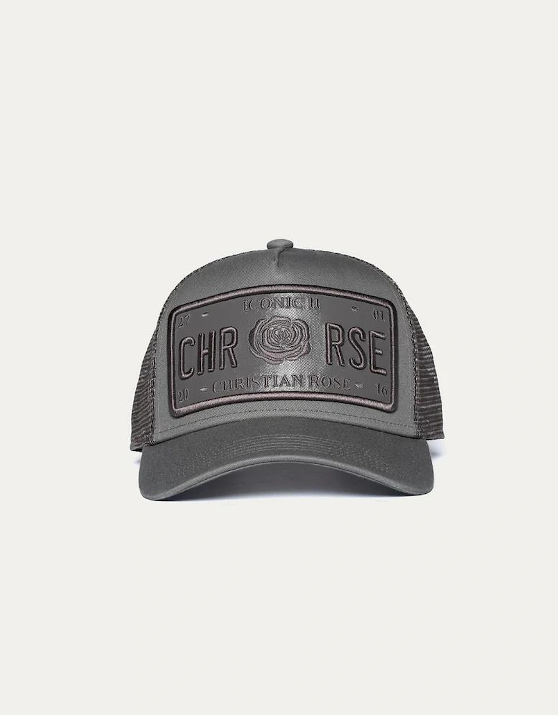 Iconic II vinyl trucker cap - Grey