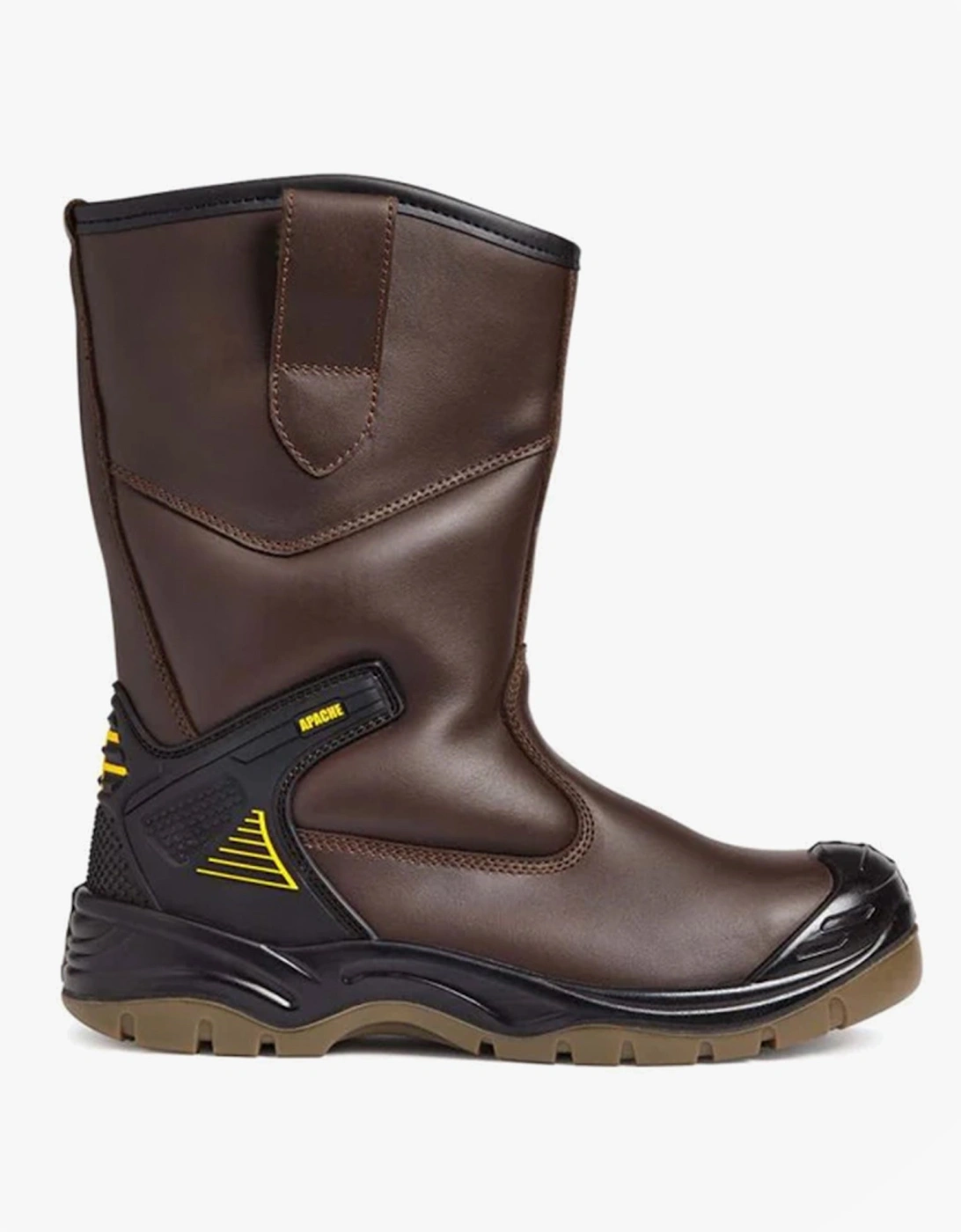 Apache Unisex Brown Ap305 Rigger Boots - Size: 12/12
