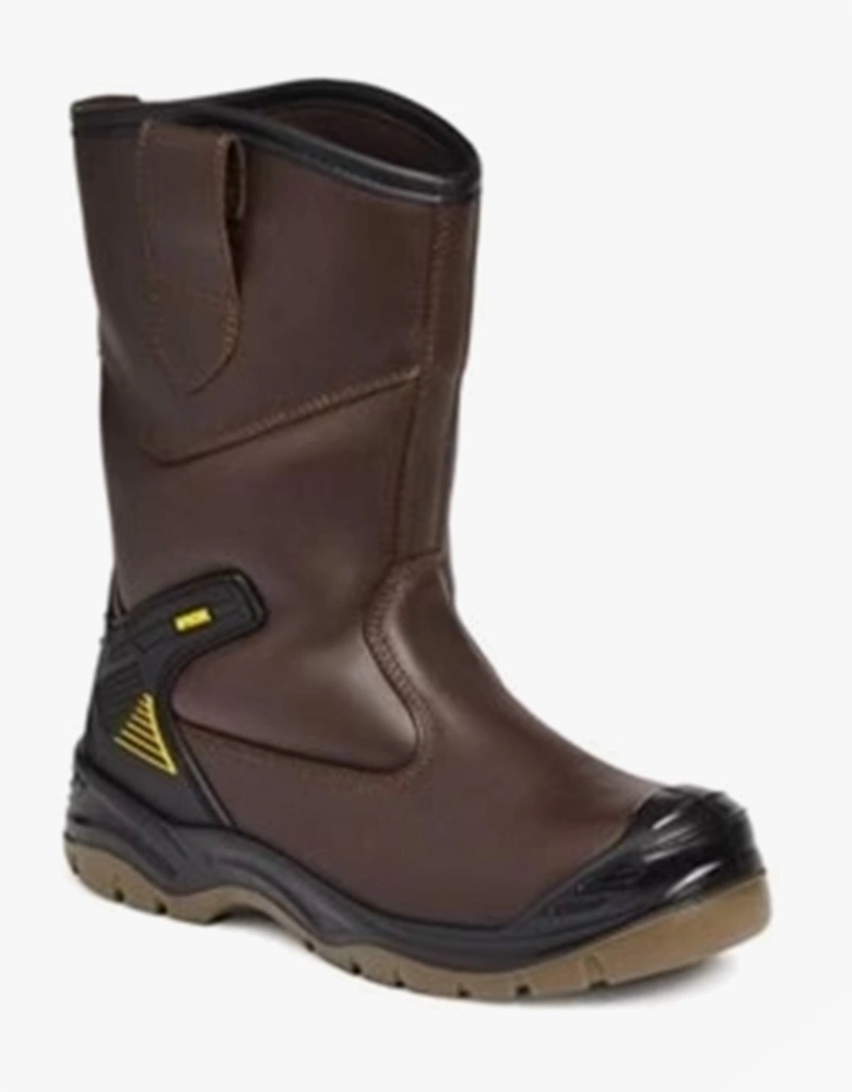 AP305 Unisex Rigger Boots Brown