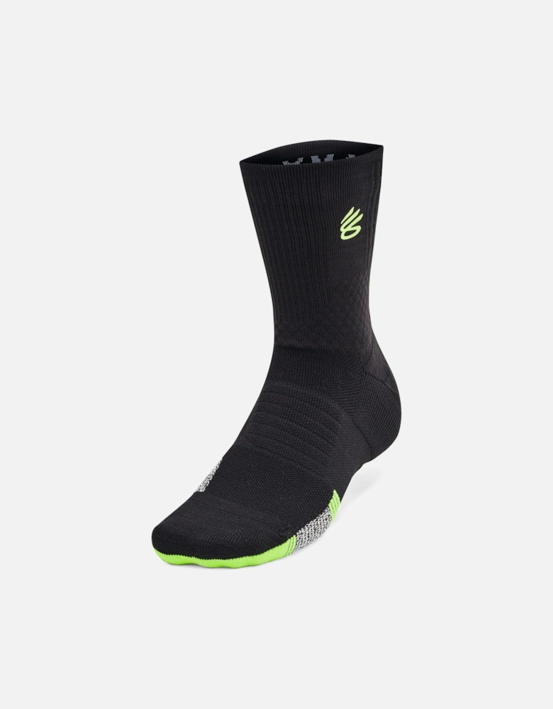 Curry Armour Dry Playmaker Mid Crew Socks