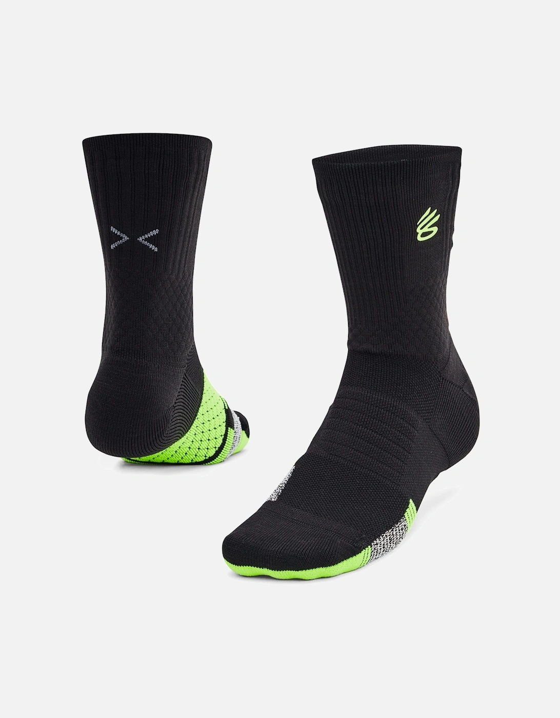 Curry Armour Dry Playmaker Mid Crew Socks, 4 of 3