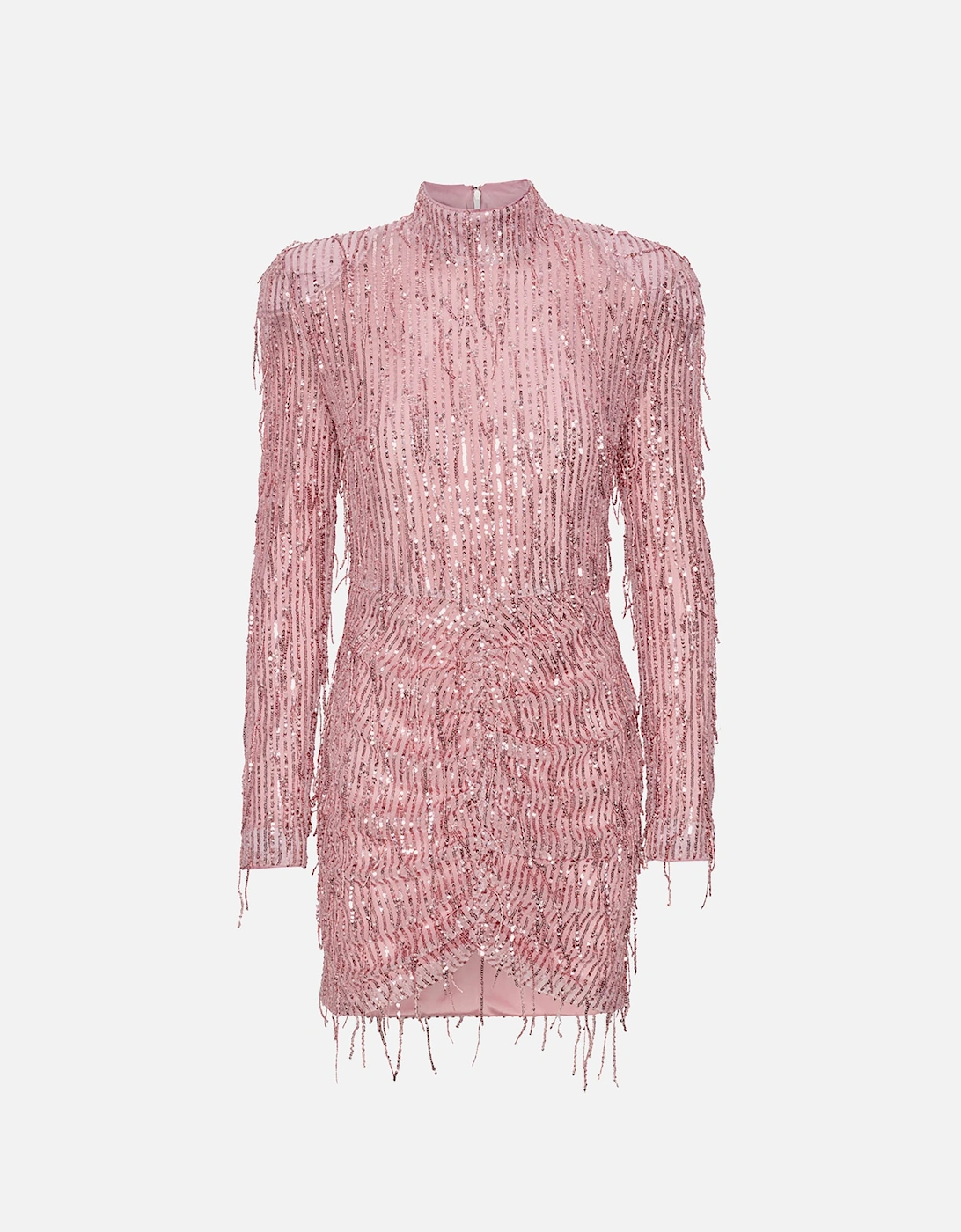 Sequin Fringe Mini Dress, 4 of 3