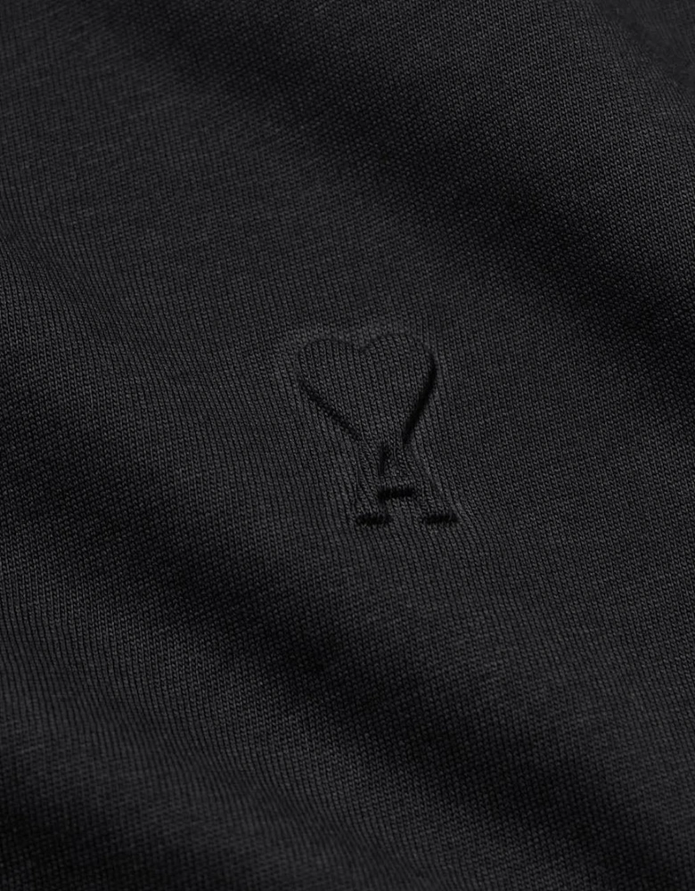 Embossed Logo T Shirt Black