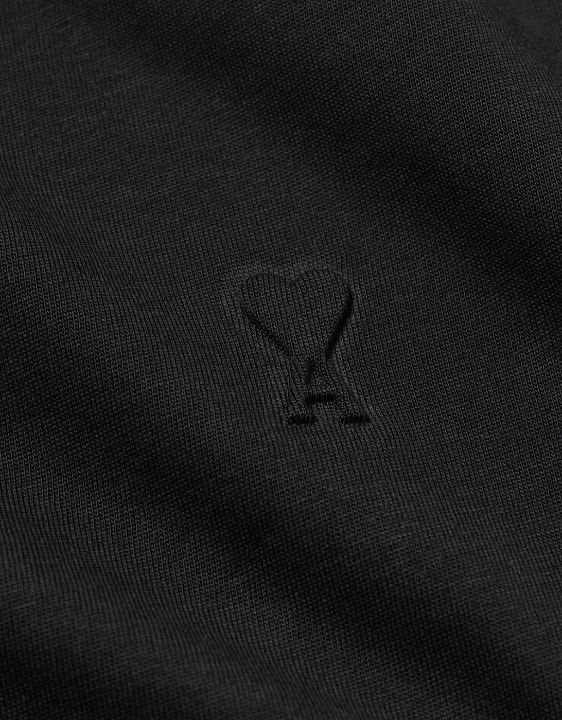 Embossed Logo T Shirt Black