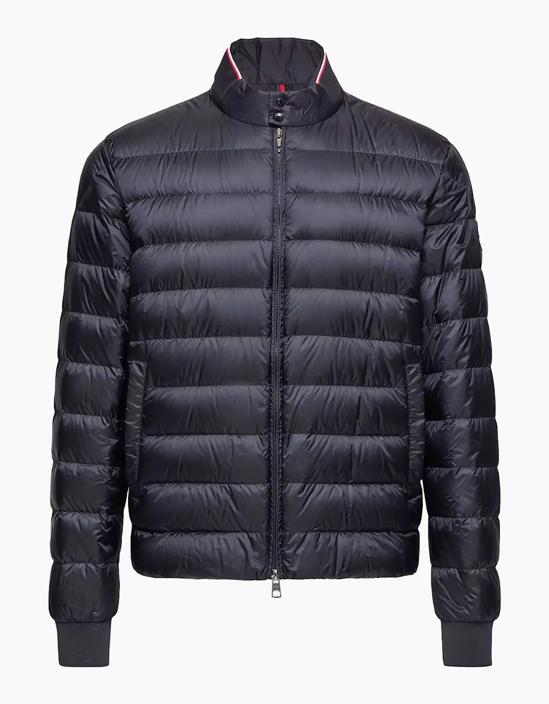 Moncler Men's Rigel Biker Jacket Navy - Size: Regular/38