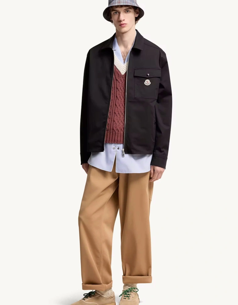 COTTON POCKET OVERSHIRT