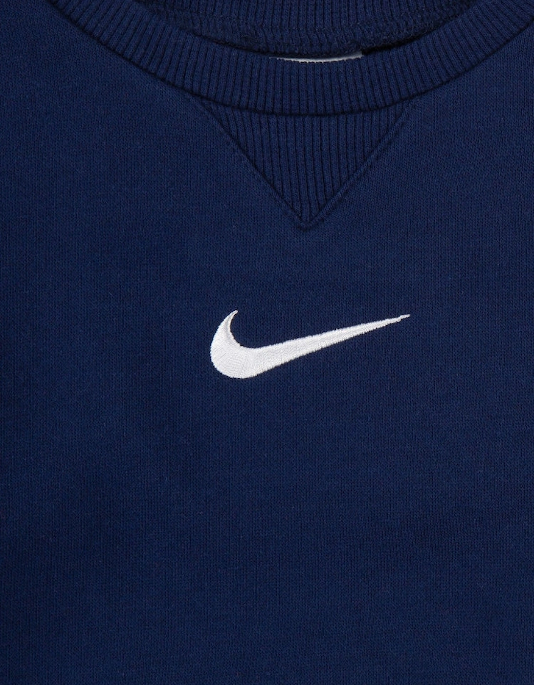 Kids Unisex Fleece Crew Neck Tracksuit Navy