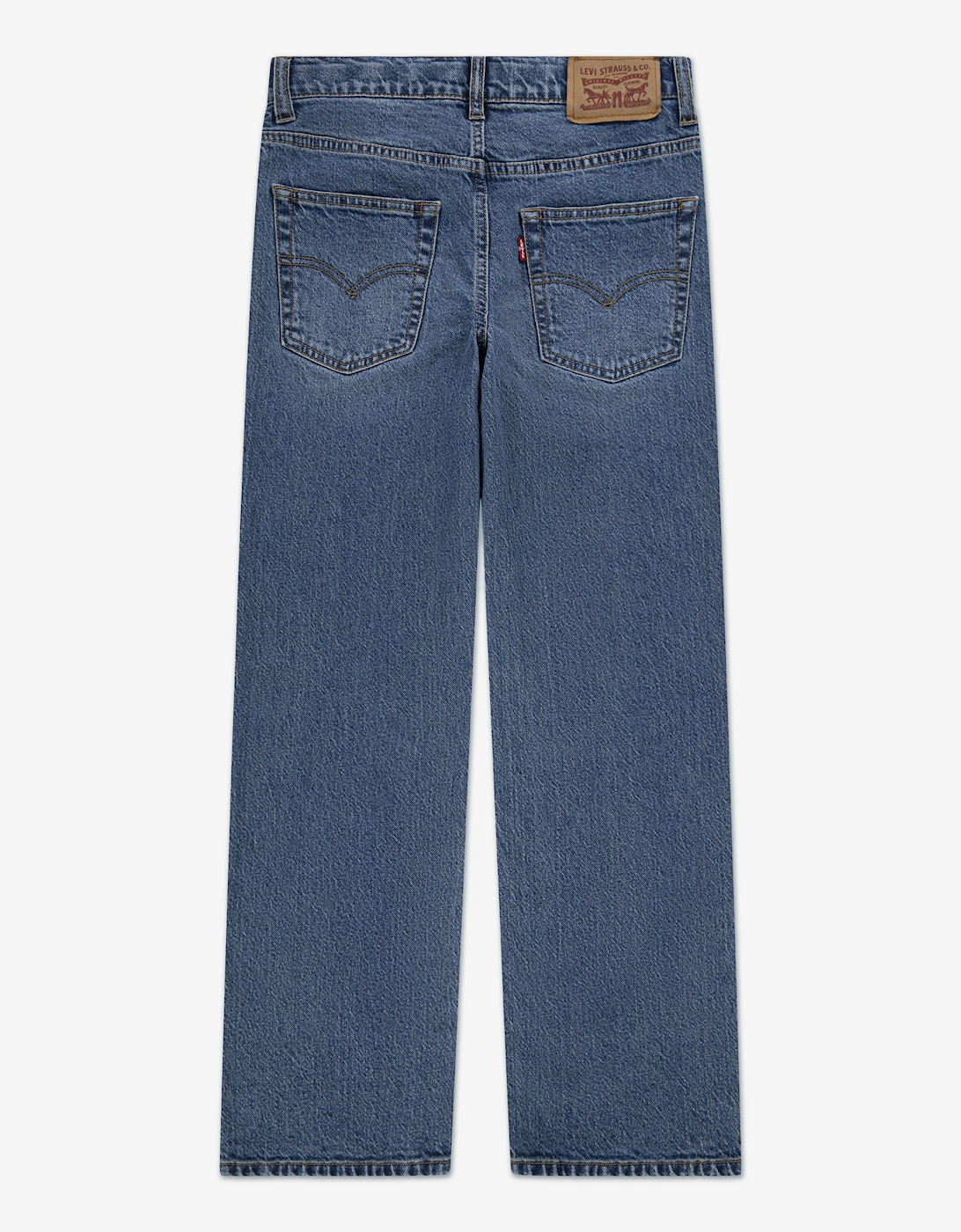 Boys 555 Relaxed Straight Jeans in Blue