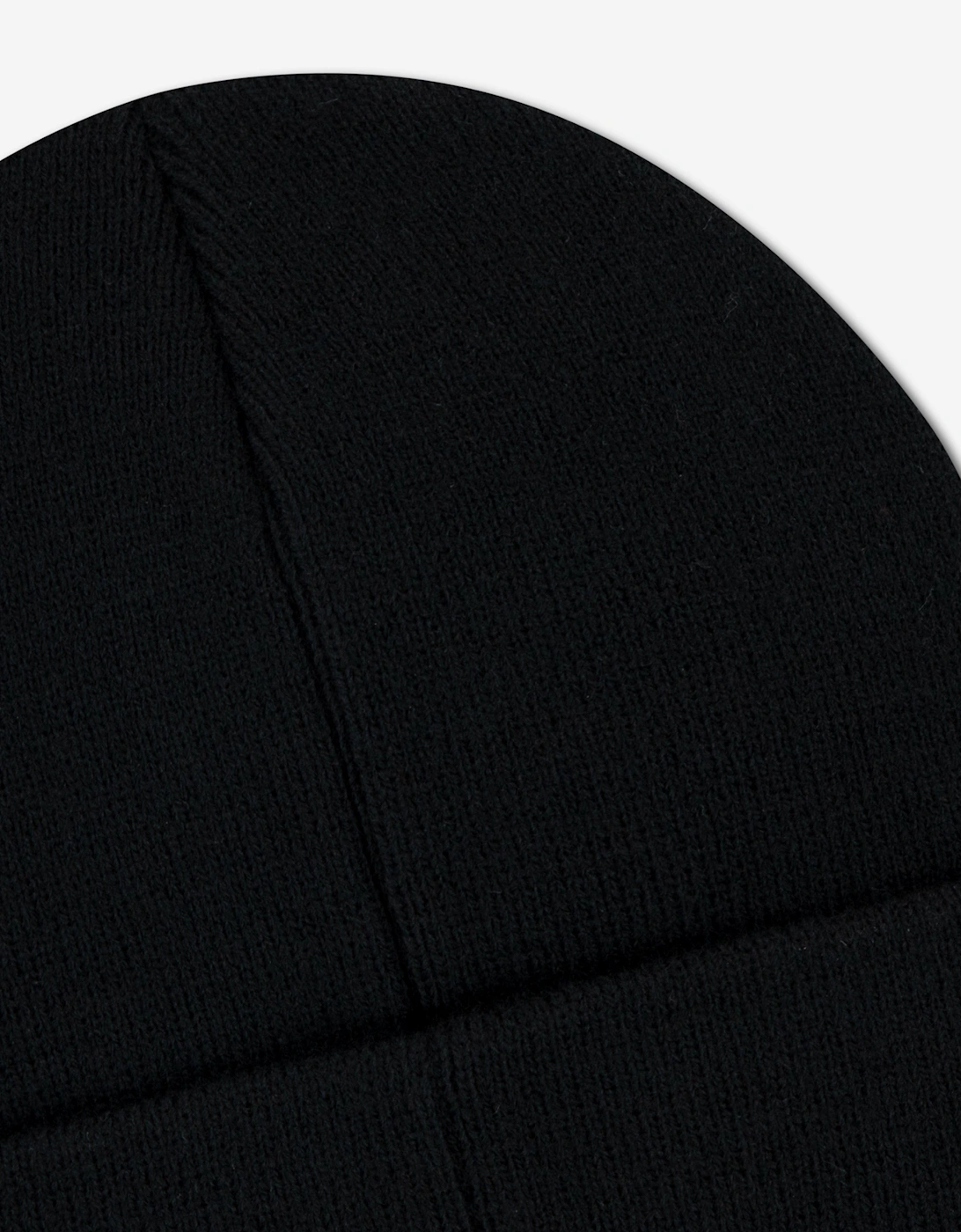 Boys Tonal Embroidered Beanie in Black