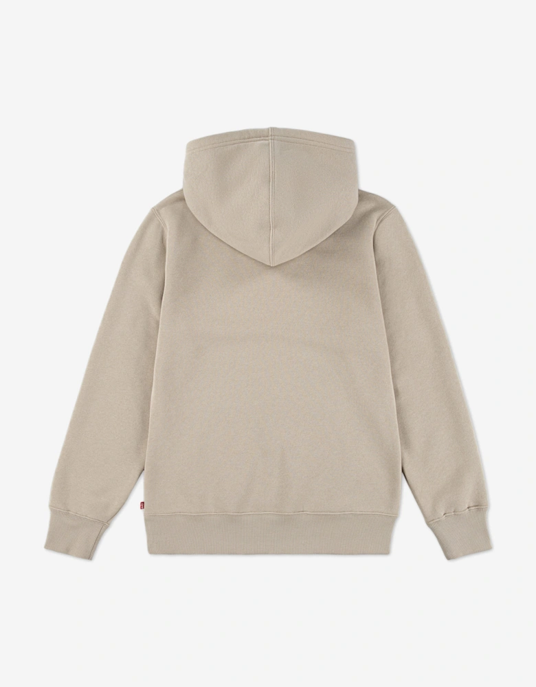 Boys Mini Batwing Hoodie in Beige