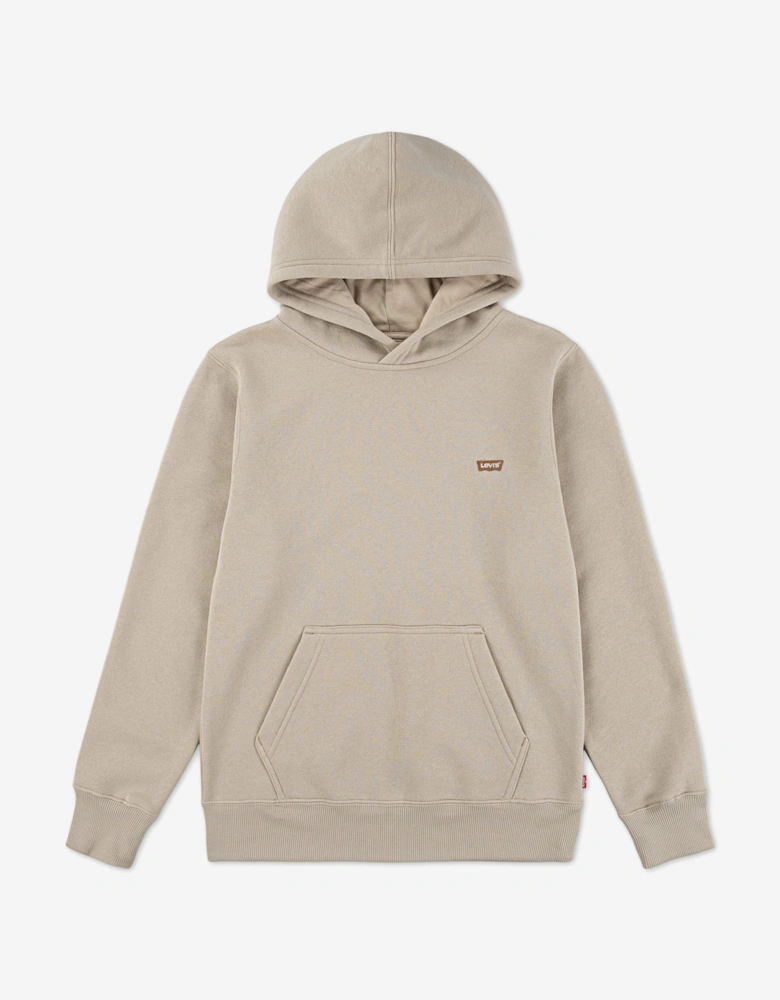 Boys Mini Batwing Hoodie in Beige