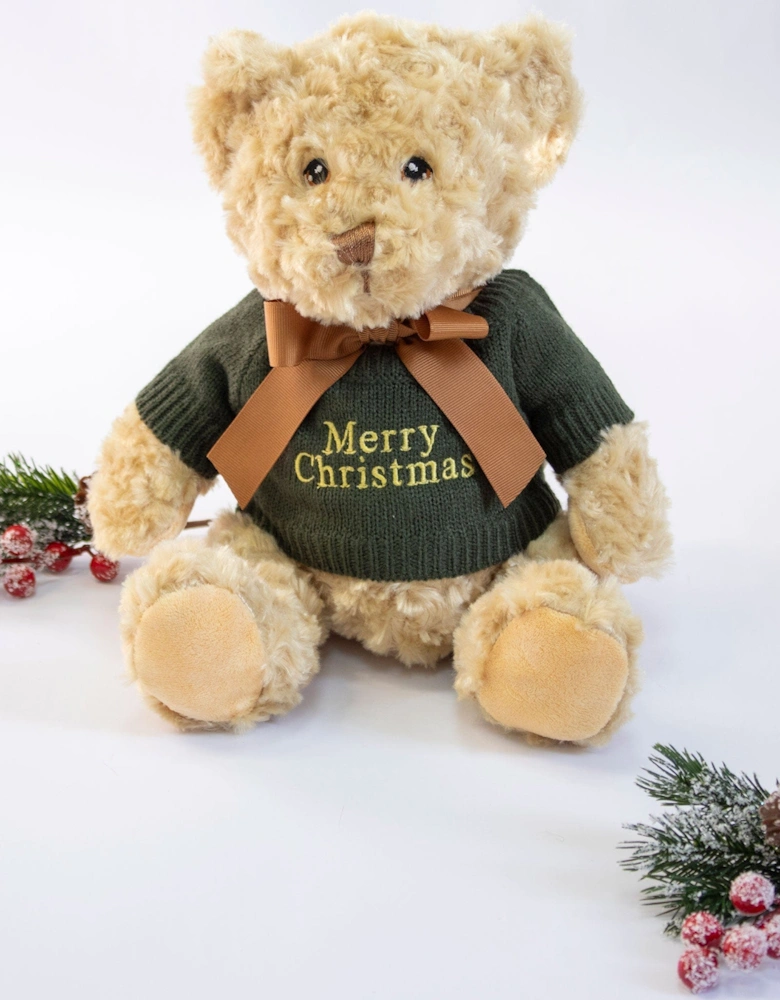CHRISTMAS EDITION TEDDY AND BLANKET GIFT SET