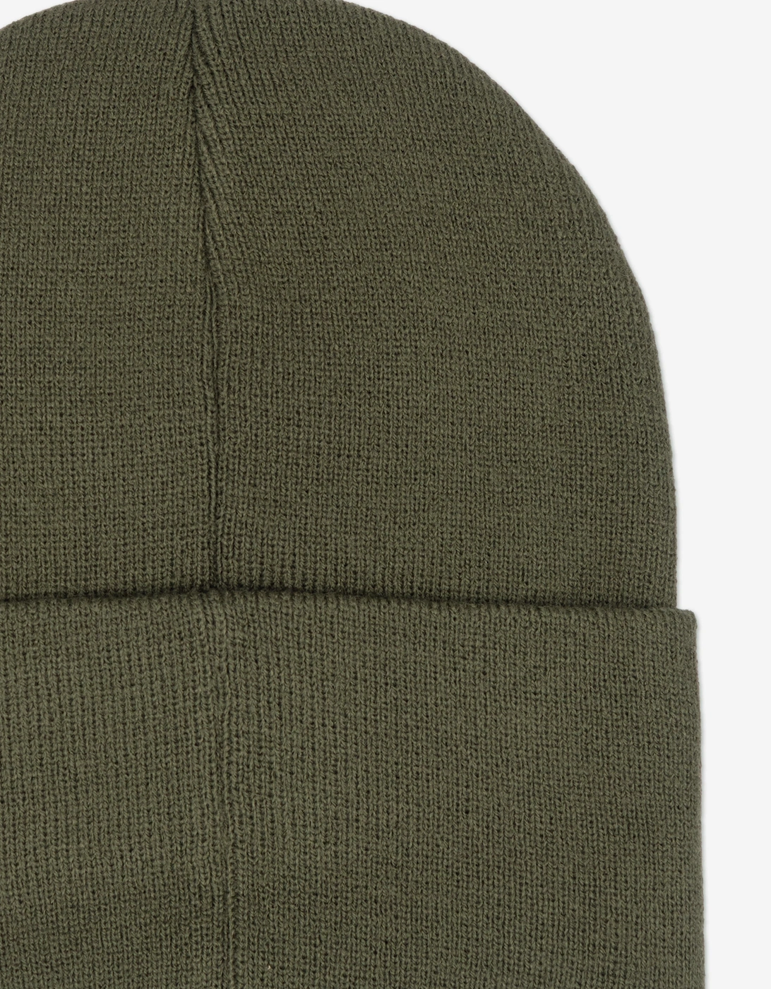 Boys Tonal Embroidered Beanie in Green