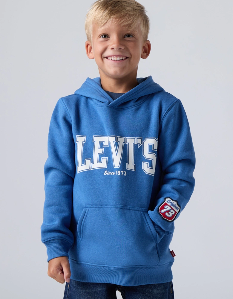 Boys The Great Highway Hoodie in Blue