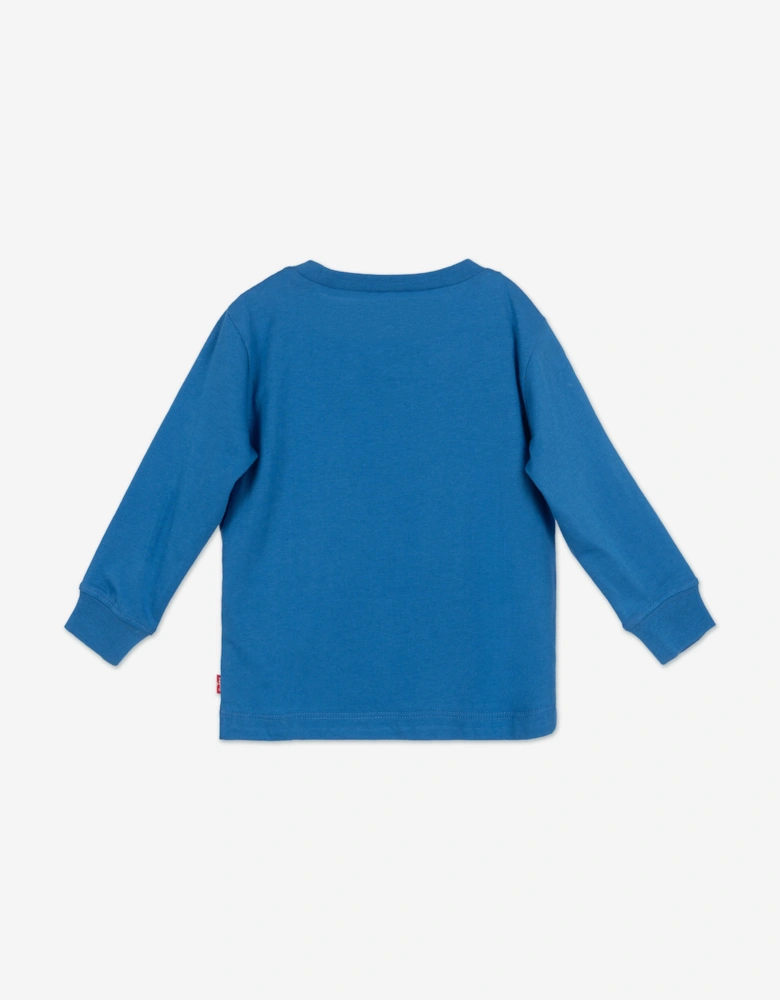 Baby Boys Long Sleeve Batwing T-Shirt in Blue