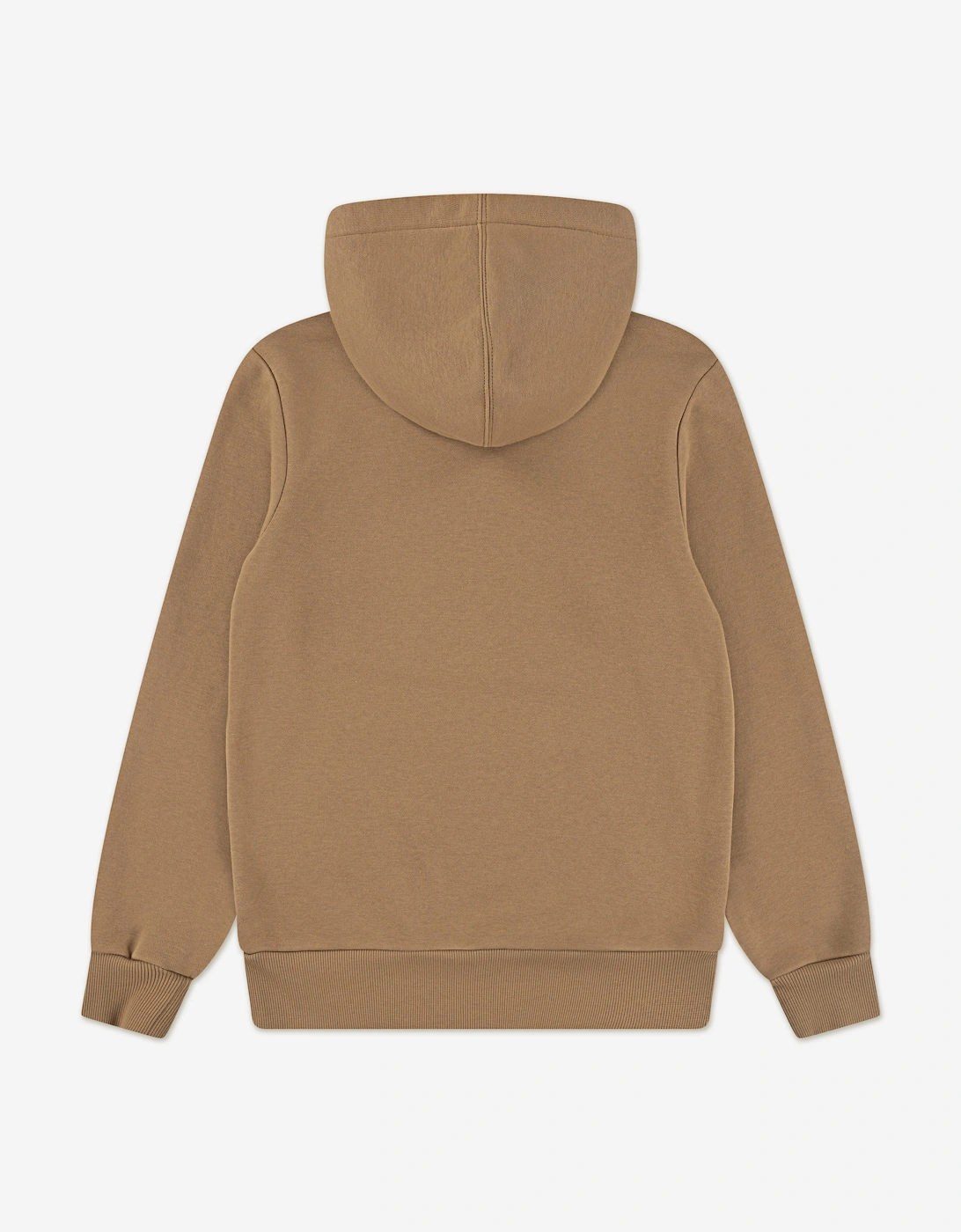Boys Batwing Screen Print Hoodie in Brown