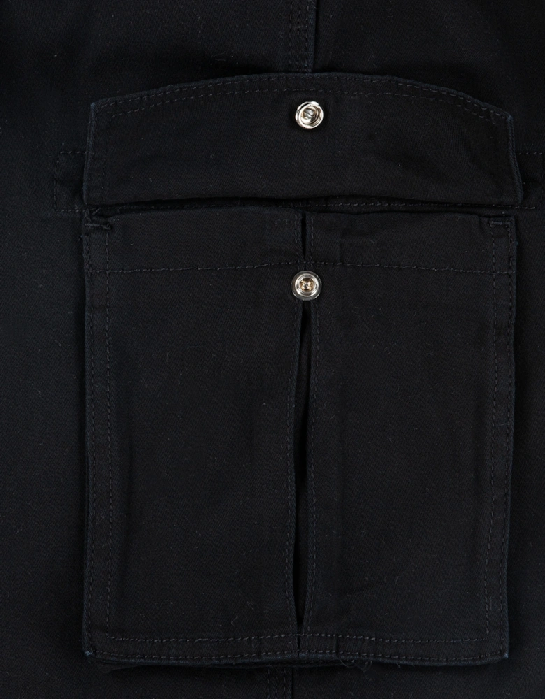 Boys 578 Baggy Fit Cargo Pants in Black